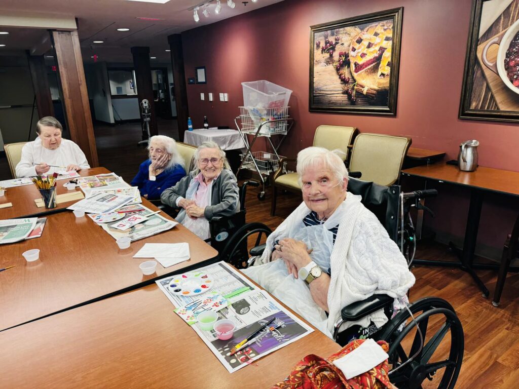 Assisted Living Art Program at Teal Shores