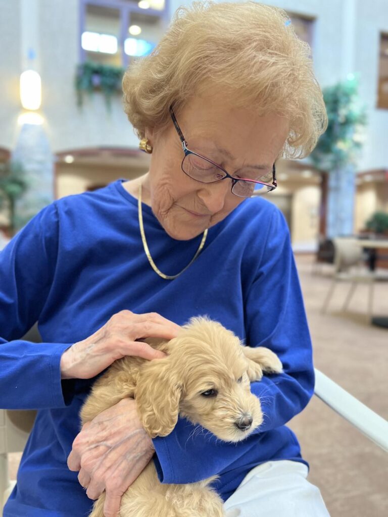 Teal Shores Senior Community Pet Therapy